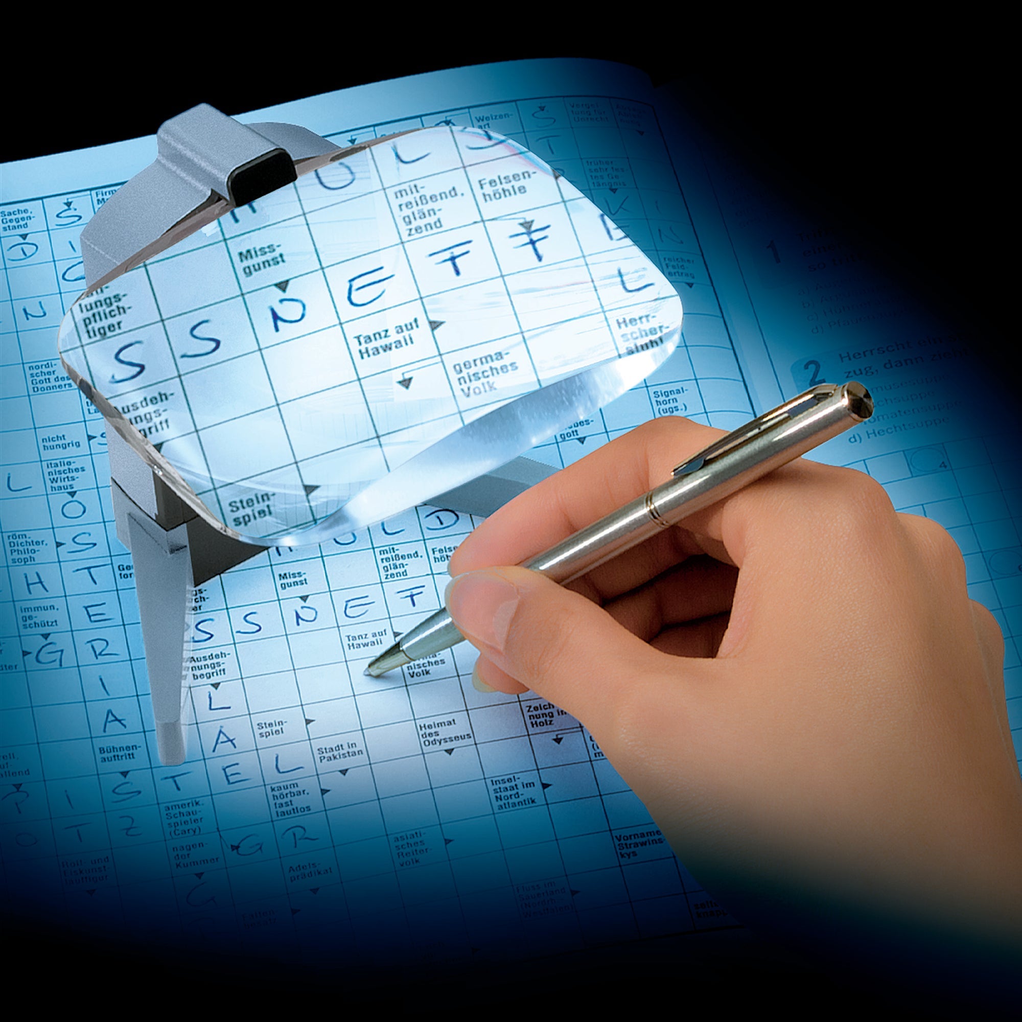 Hand writing under Scribolux