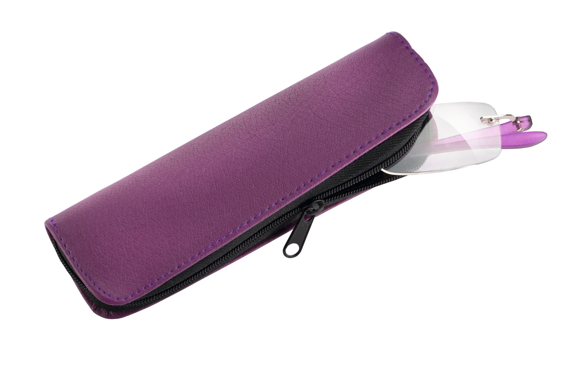 Purple ready reader in pink case