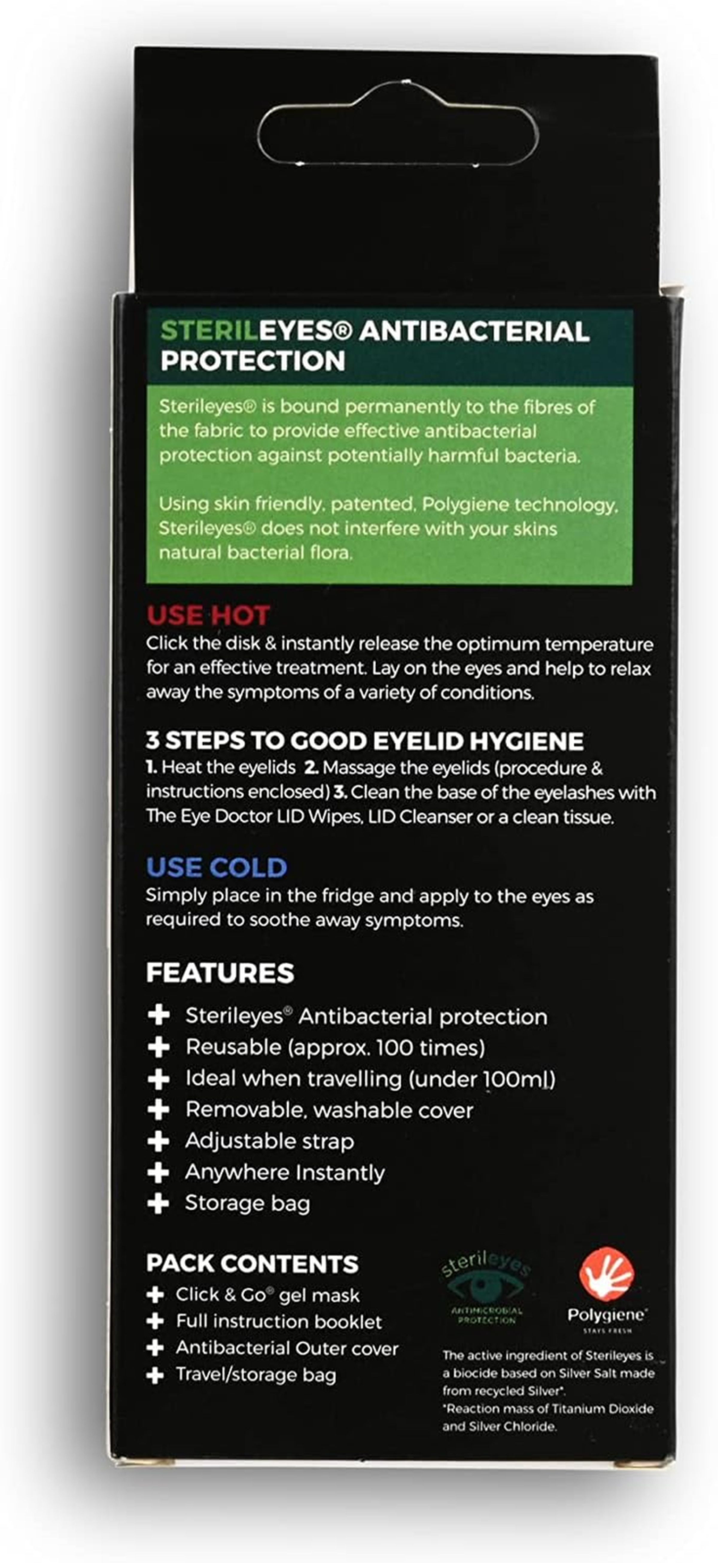 The Eye Doctor Click & Go Instant Heat Mask